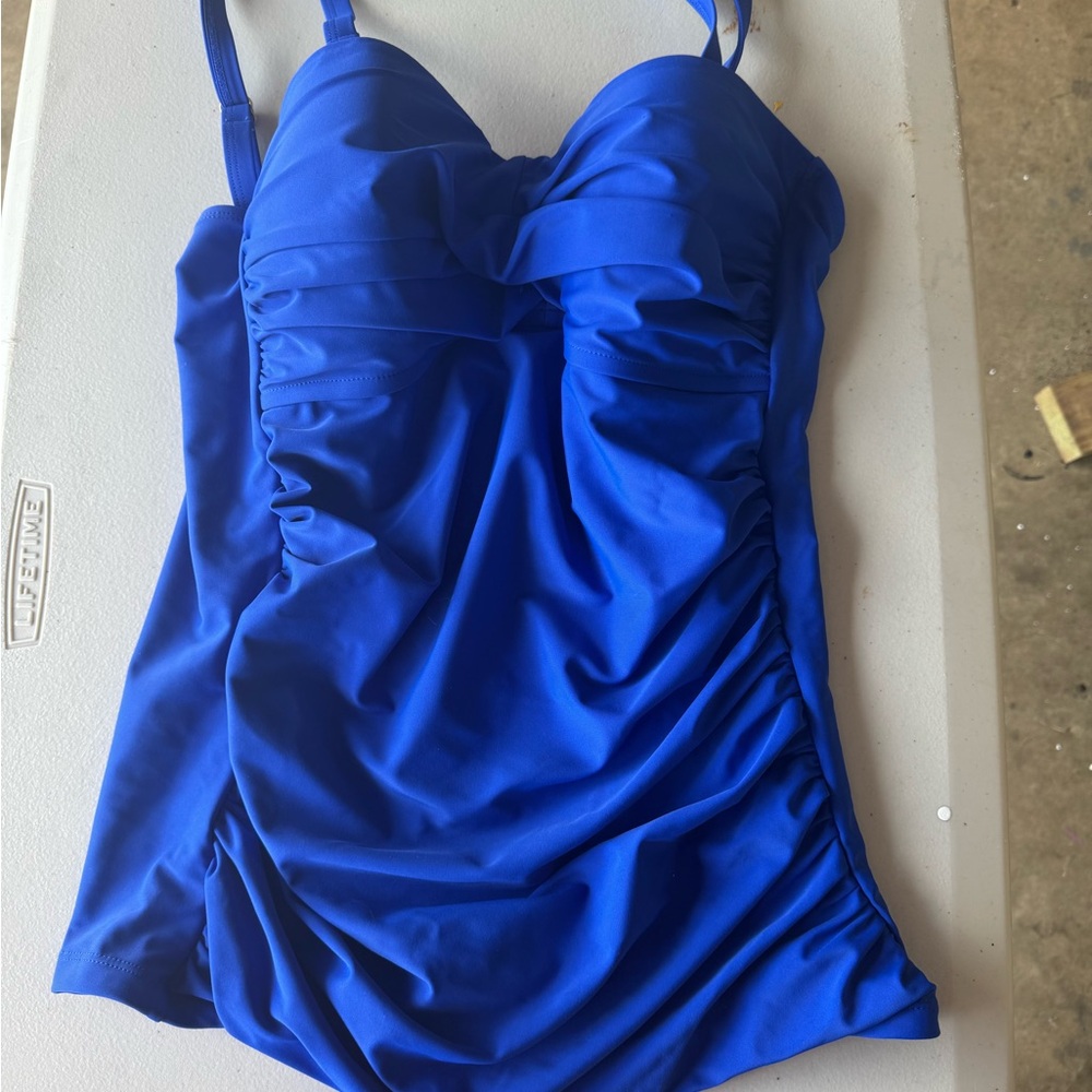 RELLECIGA Women's Blue One Piece Swimsuit